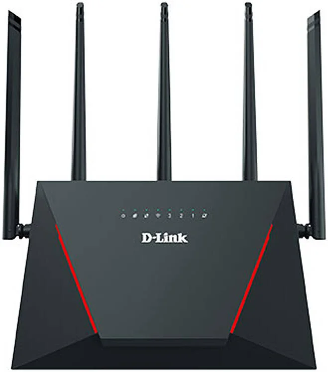 روتر بی سیم مش گیگابیتی دی-لینک مدل DIR-X3000Z AX3000 Wi-Fi 6، سرعت واقعی گیگابیتی تا 3 گیگابیت بر ثانیه، پهنای باند 160 مگاهرتز و 1024QAM، 5 آنتن، پشتیبانی از ایزی مش، 1 درگاه WAN گیگابیتی / 3 درگاه LAN گیگابیتی، مشکی | DIR-X3000Z