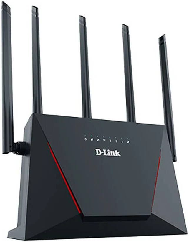 روتر بی سیم مش گیگابیتی دی-لینک مدل DIR-X3000Z AX3000 Wi-Fi 6، سرعت واقعی گیگابیتی تا 3 گیگابیت بر ثانیه، پهنای باند 160 مگاهرتز و 1024QAM، 5 آنتن، پشتیبانی از ایزی مش، 1 درگاه WAN گیگابیتی / 3 درگاه LAN گیگابیتی، مشکی | DIR-X3000Z