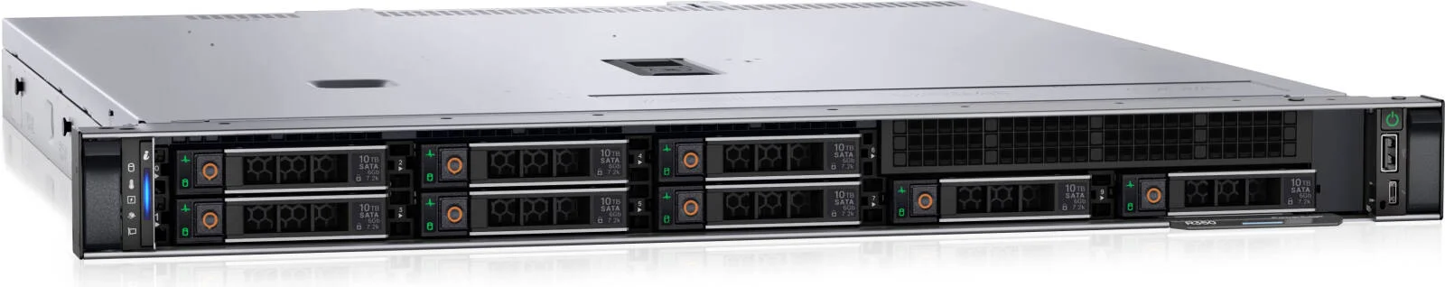 سرور رکمونت Dell PowerEdge R350 با شاسی هارد درایو 8 x 2.5 اینچی، پردازنده Intel Xeon E-2314، رم 24 گیگابایتی، 2x 600GB SAS + 2x 480GB SATA HDD، iDRAC9 Basic 15G، منبع تغذیه 600 واتی | PE-R350