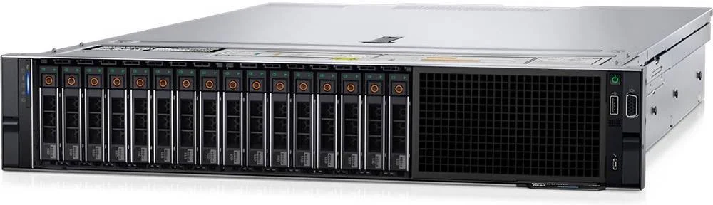 سرور رکمونت Dell PowerEdge R450، با پردازنده 2x Intel Xeon Silver 4314 2.4G، حافظه رم 32GB RDIMM 3200MT/s، هارد 2x 600GB 10K RPM SAS ISE، کنترلر H755 SAS Front iDRAC9، کارت شبکه 2x Broadcom 5719 QP 1Gb | PE R450 32