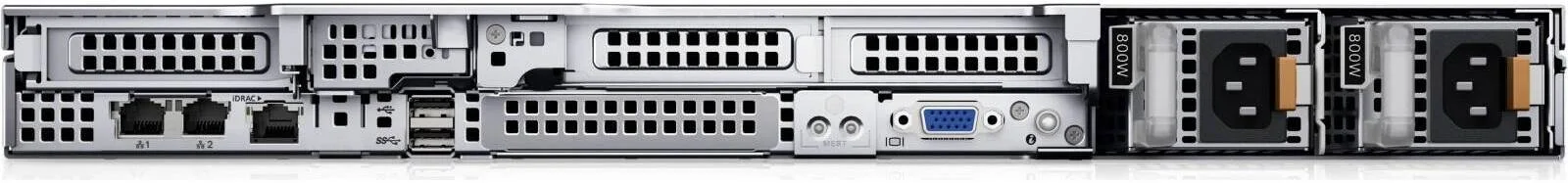 سرور رکمونت 1U دل PowerEdge R650xs، پردازنده Intel Xeon Gold 6326، رم 256 گیگابایت، 4 عدد SSD کینگستون SATA با ظرفیت 3.84 ترابایت، کنترلر ذخیره سازی PERC H755 SAS، دوگانه 1Gb Broadcom LOM، iDRAC9 15G، منبع تغذیه 2x 700W | R650xs