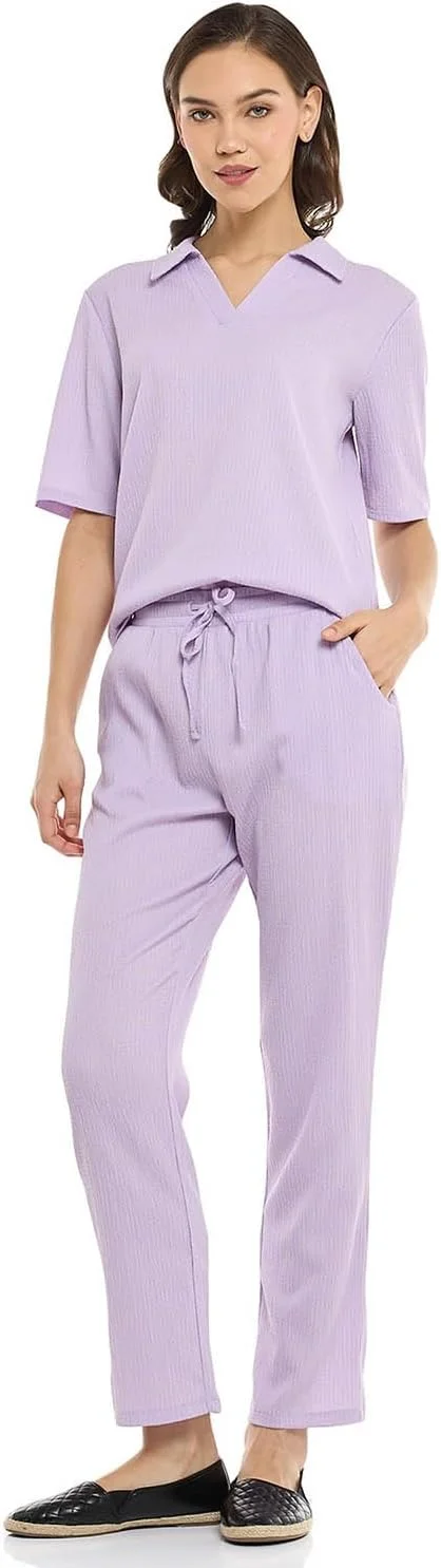 شلوار زنانه آر اند بی مدل 325-1193Wy008-4 با بافت طرح دار و فرم مخروطی به همراه بند کمر شلوار زنانه آر اند بی مدل 325-1193Wy008-4 با بافت طرح دار و فرم مخروطی به همراه بند کمر