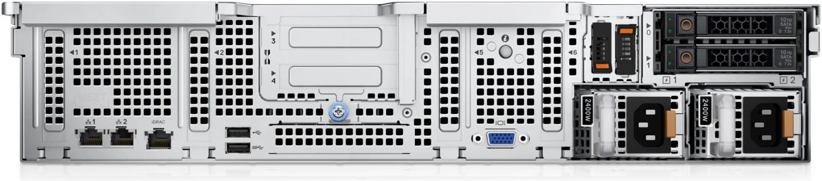 سرور رکمونت 2U دل PowerEdge R750xs، پردازنده Intel Xeon Silver 4310 2.1G، رم 32GB RDIMM 3200MT/s، درایو SAS 2x 2.4TB 10K RPM، آداپتور PERC H755 LP، iDRAC9 Enterprise 15G، منبع تغذیه (1+1) 800W | R750xs