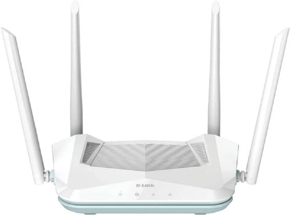 روتر هوشمند D-Link Eagle Pro AI AX1500، مش مبتنی بر هوش مصنوعی، Wi-Fi 6، بهینه سازهای ترافیک، سرعت تا 1201 مگابیت بر ثانیه (5 گیگاهرتز) / 300 مگابیت بر ثانیه (2.4 گیگاهرتز)، امنیت بی سیم WPA3، MU MIMO، بسته 30 عددی، سفید | R15-30-Pack