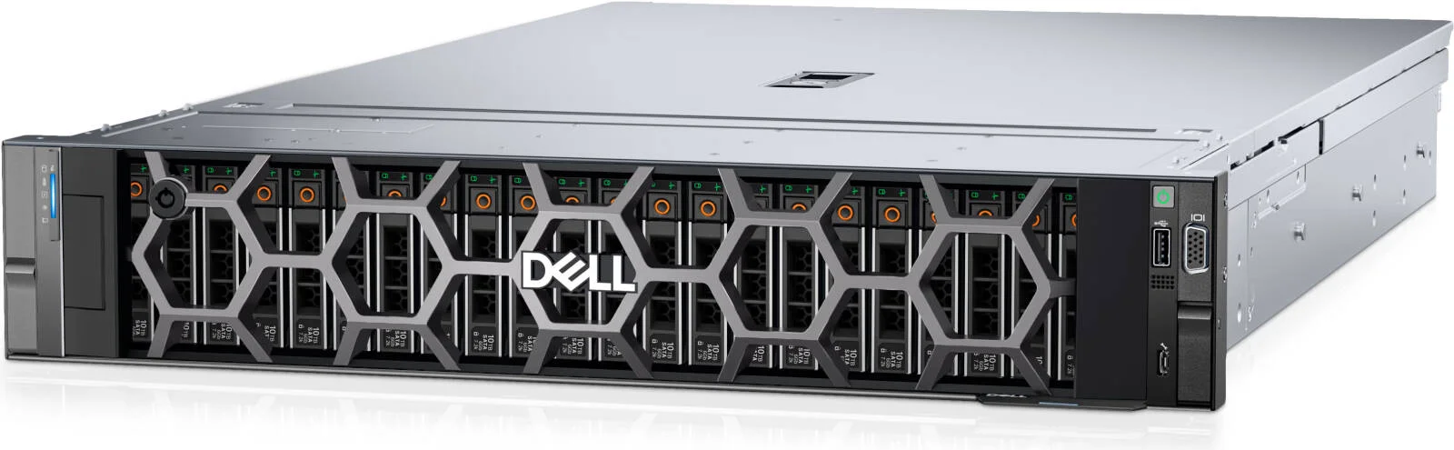 سرور رکمونت DELL PowerEdge R760، پردازنده 2x Intel Xeon Silver 4514Y 2G 16C/32T، رم 256GB DDR5 4800MT/s، حافظه SSD 1.9 TB 6Gbps SATA، PERC H355، منبع تغذیه 2x 700W، Broadcom 5720 1GbE | PE-R760