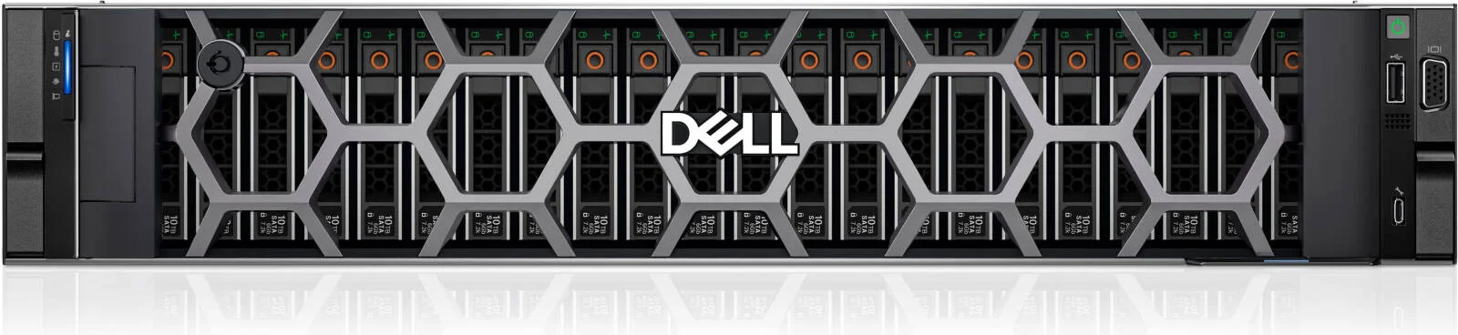سرور رکمونت DELL PowerEdge R760، پردازنده 2x Intel Xeon Silver 4514Y 2G 16C/32T، رم 256GB DDR5 4800MT/s، حافظه SSD 1.9 TB 6Gbps SATA، PERC H355، منبع تغذیه 2x 700W، Broadcom 5720 1GbE | PE-R760 سرور رکمونت DELL PowerEdge R760، پردازنده 2x Intel Xeon Silver 4514Y 2G 16C/32T، رم 256GB DDR5 4800MT/s، حافظه SSD 1.9 TB 6Gbps SATA، PERC H355، منبع تغذیه 2x 700W، Broadcom 5720 1GbE | PE-R760