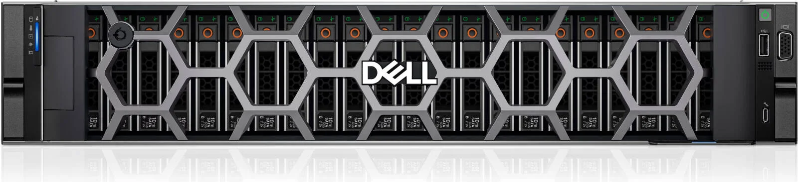 سرور رکمونت دل PowerEdge R760، دارای 2 پردازنده Intel Xeon Gold 6430، حافظه رم 1.024 ترابایت، هارد درایو SAS 7.2 ترابایت، iDRAC9، Enterprise 16G، Broadcom 5720 Quad Port 1GbE، PERC H755، منبع تغذیه (1+1) 1800W | PE-R760