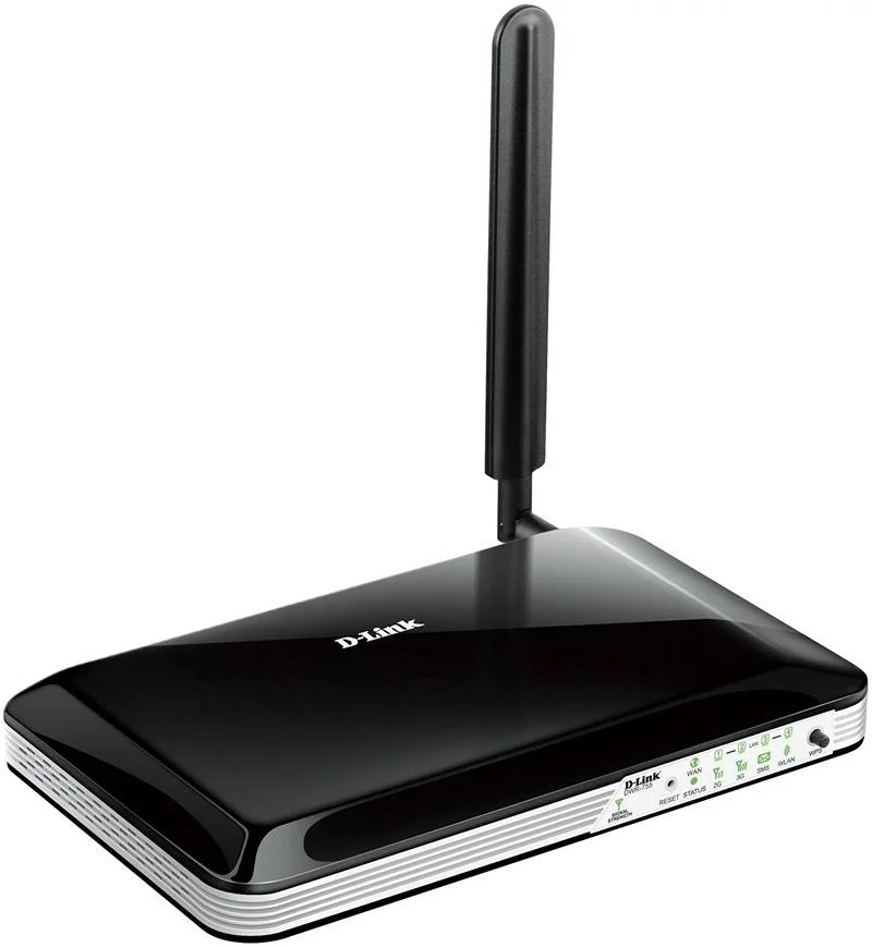 روتر VPN تری‌جی HSPA+ دی-لینک، 4 پورت اترنت LAN 10/100، پورت WAN، اسلات سیم کارت، ورودی DC، تا 300 مگابیت بر ثانیه، مشکی | DWR-755
