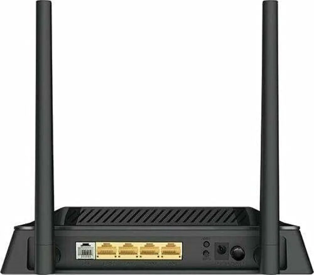 مودم روتر بی‌سیم N300 دی-لینک مدل DSL-224 با پورت اترنت