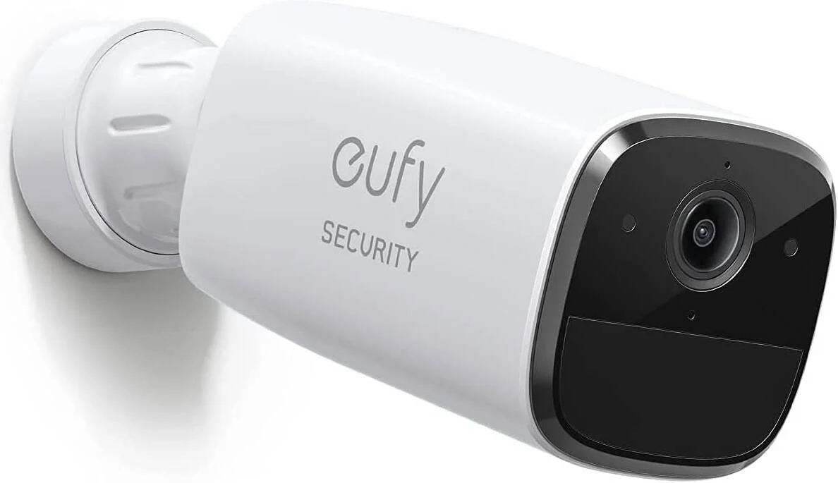 دوربین امنیتی بیرونی Eufy Security, SoloCam E40، وای فای، بی سیم، تشخیص پیشرفته افراد با هوش مصنوعی، صدای دو طرفه، رزولوشن 2K، آلارم 90dB، ضد آب IP65، بدون هزینه اشتراک ماهانه