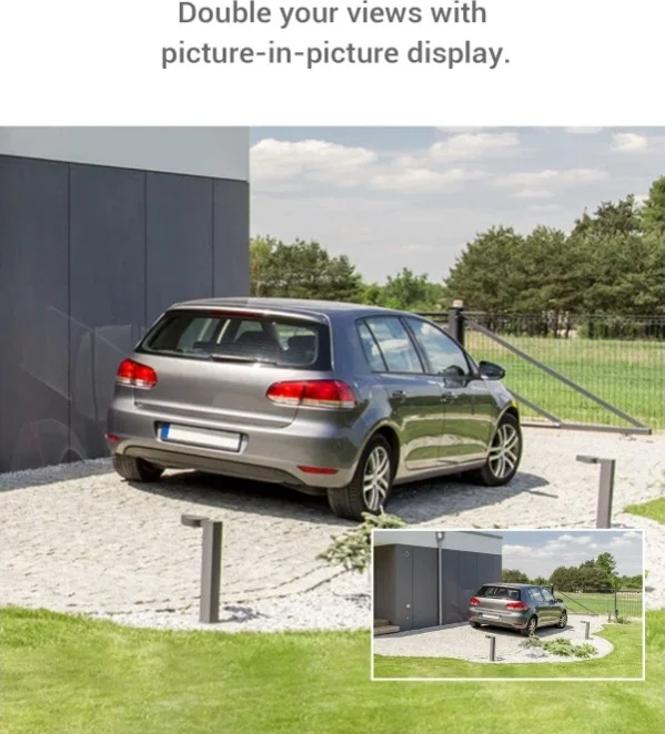 دوربین مداربسته وای فای چرخشی دو لنز فضای باز Ezviz C8PF، پوشش پانورامای 360 درجه، دید در شب 30 متری، طراحی مقاوم در برابر آب و هوا، پشتیبانی از کارت MicroSD (تا 512 گیگابایت)، سفید | CS-C8P