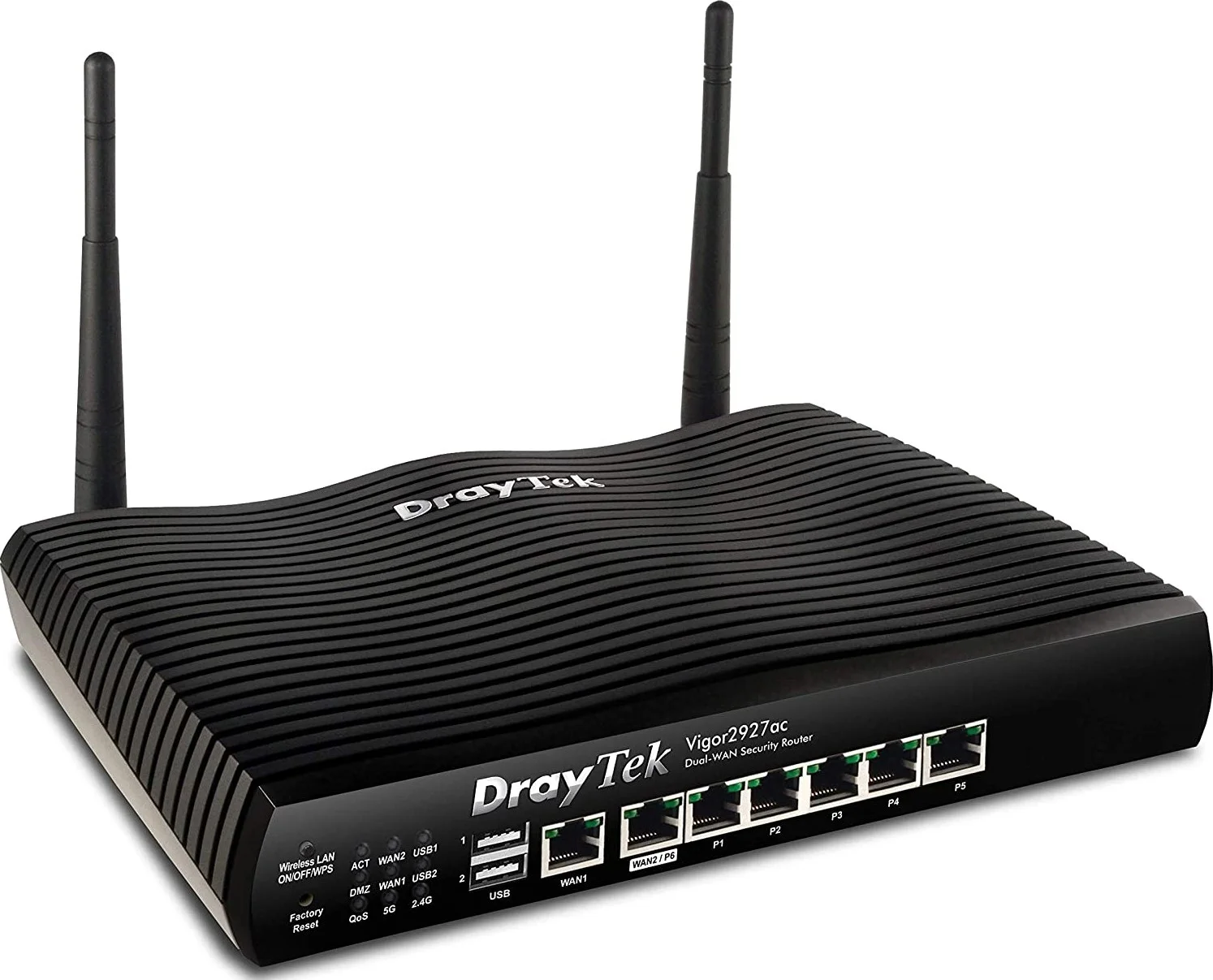 روتر بی‌سیم گیگابیتی دو بانده DrayTek 2927ac با قابلیت تعادل بار و Failover مدل Vigor 2927AC
