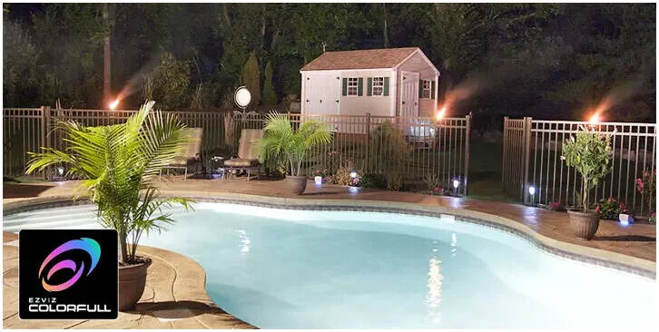 دوربین وای فای چرخشی دوگانه 4K Ezviz H80x، رزولوشن 4K، لنزهای دوگانه هوشمند، دید در شب رنگی، مکالمه دو طرفه، نمای پانوراما 360 درجه، فشرده سازی ویدئو H.265، سفید | CS-H80x-R100-8G82WKFL