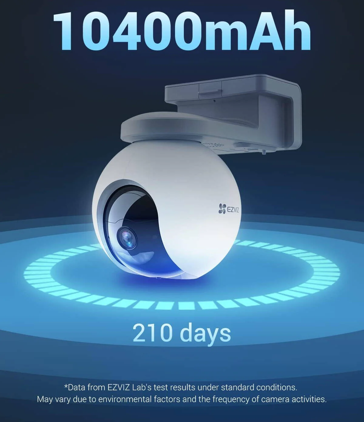 دوربین وای فای چرخشی و شیب دار باتری خور Ezviz HB8 2K+، رزولوشن 2K، پوشش پانورامای 360 درجه، مکالمه دو طرفه، دفاع فعال، فشرده سازی ویدئو H.265، سفید | CS-HB8 (4MP) دوربین وای فای چرخشی و شیب دار باتری خور Ezviz HB8 2K+، رزولوشن 2K، پوشش پانورامای 360 درجه، مکالمه دو طرفه، دفاع فعال، فشرده سازی ویدئو H.265، سفید | CS-HB8 (4MP)