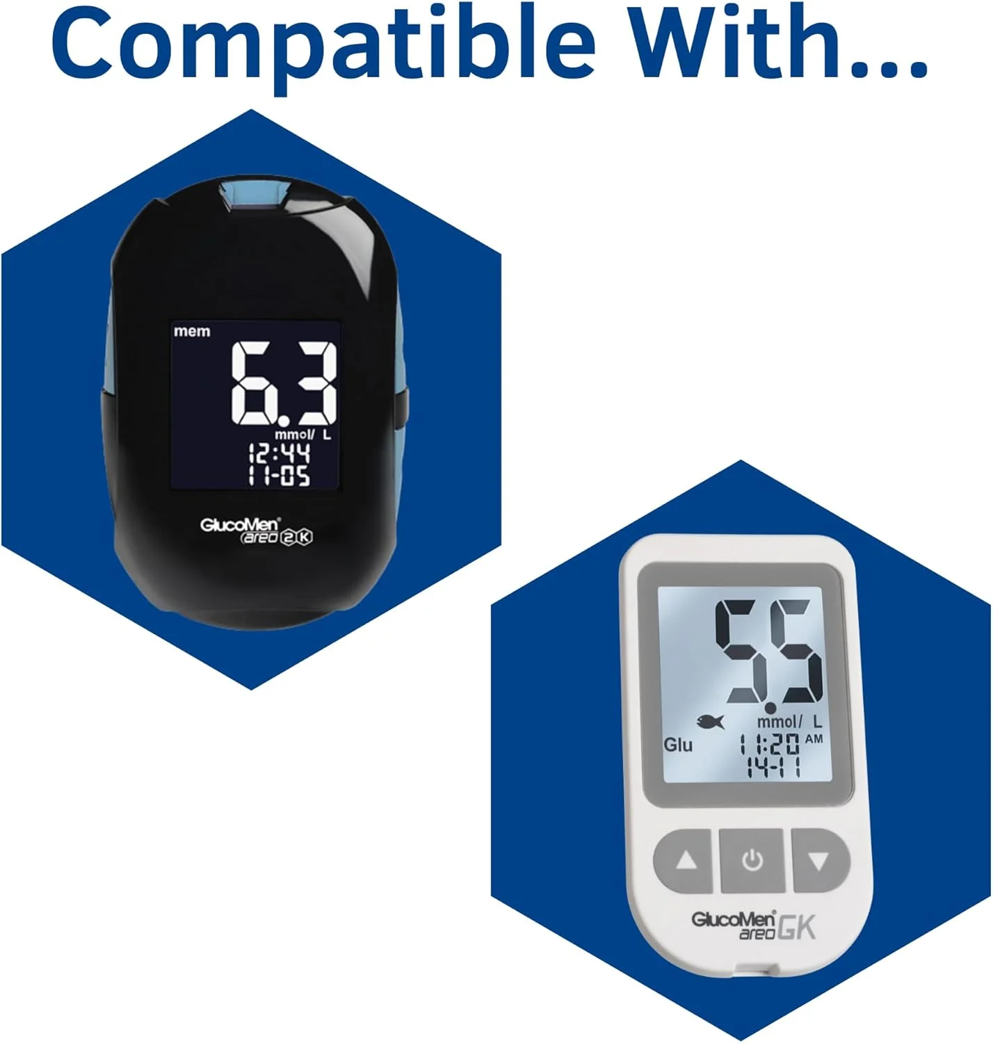 نوار تست کتون GlucoMen Areo (۱۰ عددی)