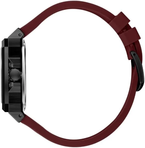 ساعت مردانه اسلازنجر، نمایشگر اتوماتیک و بند سیلیکونی - SL.9.2500.1.04، قرمز