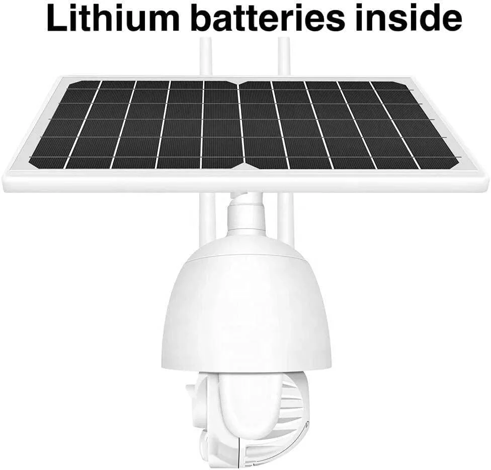 دوربین خورشیدی PTZ سیم کارت خور 4G با بدنه فلزی. دوربین 5 مگاپیکسلی با رزولوشن بالا و زاویه دید گسترده. دید در روز و شب بسیار واضح. بهترین انتخاب برای مناطق دور افتاده.