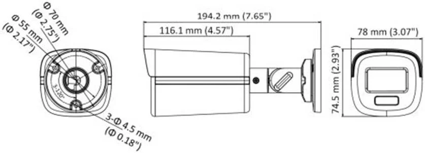 دوربین بولت ثابت ColorVu هایک ویژن 2 مگاپیکسل، لنز ثابت 3.6 میلیمتری، فناوری 3D DNR، تصویربرداری رنگی 24/7 با دیافراگم F1.0، فاصله نور سفید تا 40 متر، محافظت IP67، سفید | DS-2CE12DF3T-F-3.6mm دوربین بولت ثابت ColorVu هایک ویژن 2 مگاپیکسل، لنز ثابت 3.6 میلیمتری، فناوری 3D DNR، تصویربرداری رنگی 24/7 با دیافراگم F1.0، فاصله نور سفید تا 40 متر، محافظت IP67، سفید | DS-2CE12DF3T-F-3.6mm