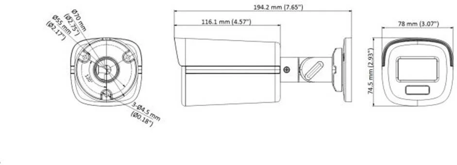 دوربین بولت ثابت 3K کالر ویو هایک ویژن، لنز ثابت 3.6 میلیمتری، تصویربرداری رنگی 24/7، DNR سه بعدی، برد نور سفید تا 40 متر، عملکرد عالی در نور کم، محافظت IP67، سفید | DS-2CE12KF3T(3.6mm) دوربین بولت ثابت 3K کالر ویو هایک ویژن، لنز ثابت 3.6 میلیمتری، تصویربرداری رنگی 24/7، DNR سه بعدی، برد نور سفید تا 40 متر، عملکرد عالی در نور کم، محافظت IP67، سفید | DS-2CE12KF3T(3.6mm)