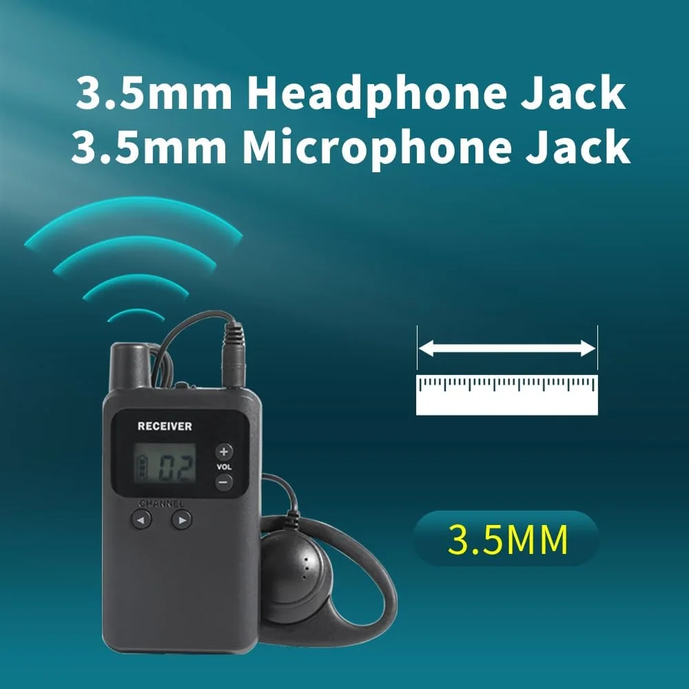 سیستم راهنمای تور بیسیم AGJ، شامل 1 فرستنده، 15 گیرنده و 1 شارژر، سیستم ترجمه همزمان برای دادگاه، کلیسا، سیستم ترجمه برای آموزش، تور کارخانه، آموزش گروهی، کنفرانس سیستم راهنمای تور بیسیم AGJ، شامل 1 فرستنده، 15 گیرنده و 1 شارژر، سیستم ترجمه همزمان برای دادگاه، کلیسا، سیستم ترجمه برای آموزش، تور کارخانه، آموزش گروهی، کنفرانس