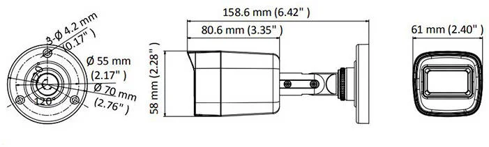 دوربین مینی بولت 8 مگاپیکسلی 4K هایک ویژن با لنز ثابت 3.6 میلیمتری، تکنولوژی مادون قرمز پیشرفته EXIR 2.0 با برد 30 متری، 4 سیگنال قابل تغییر، محافظت IP67، سفید | DS-2CE16U1T-ITPF(3.6mm) دوربین مینی بولت 8 مگاپیکسلی 4K هایک ویژن با لنز ثابت 3.6 میلیمتری، تکنولوژی مادون قرمز پیشرفته EXIR 2.0 با برد 30 متری، 4 سیگنال قابل تغییر، محافظت IP67، سفید | DS-2CE16U1T-ITPF(3.6mm)