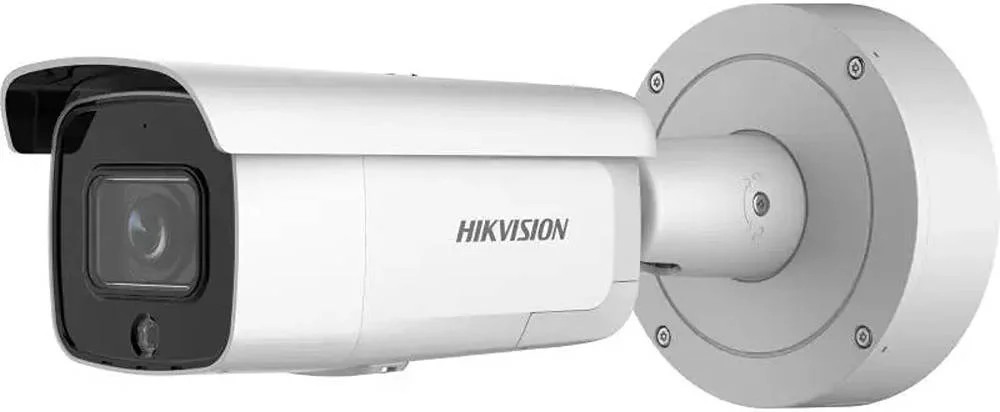 Hikvision 4 MP AcuSense Strobe Light and Audible Warning Motorized Varifocal Bullet Network Camera, 2.8mm to 12mm Lens, F1.4 Aperture, Up to 60m IR Range, 120dB WDR | DS-2CD2646G2-IZSU/SL