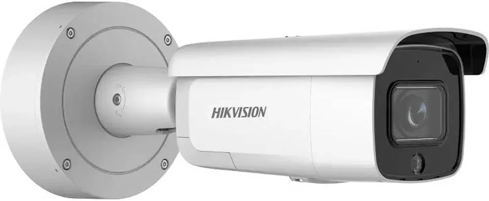 Hikvision 4 MP AcuSense Strobe Light and Audible Warning Motorized Varifocal Bullet Network Camera, 2.8mm to 12mm Lens, F1.4 Aperture, Up to 60m IR Range, 120dB WDR | DS-2CD2646G2-IZSU/SL