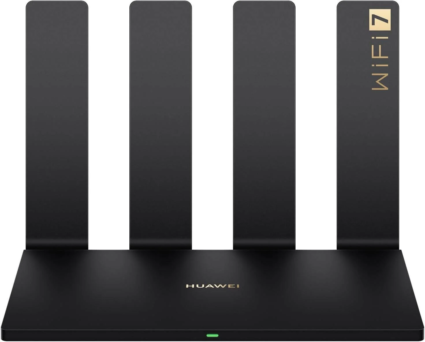 روتر هوآوی WiFi BE3 Pro، دارای 4 آنتن خارجی، باندهای بی‌سیم 2.4 گیگاهرتز و 5 گیگاهرتز، 128 مگابایت حافظه داخلی، 256 مگابایت رم، 2 پورت 2.5GE WAN/LAN، 2 پورت GE WAN/LAN، Wi-Fi 7، مشکی | BE3-PRO