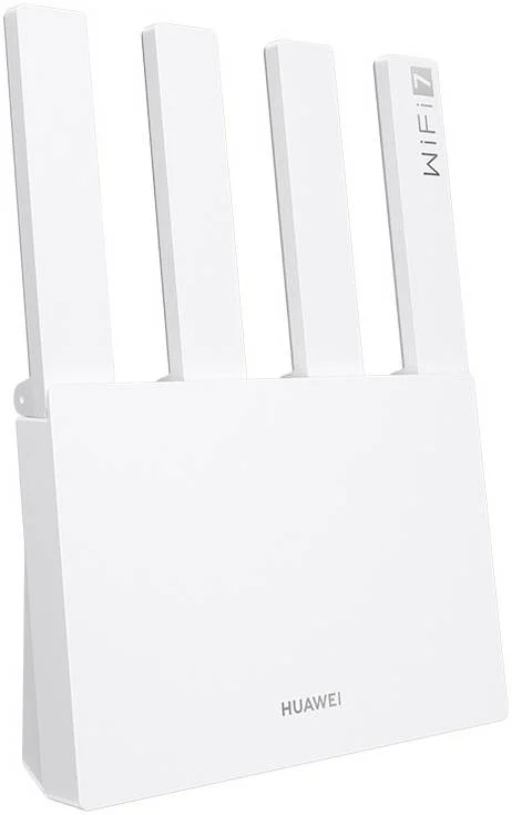 روتر HUAWEI WiFi BE3، آنتن Wi-Fi دو بانده خارجی، 56 مگابایت رم + 128 مگابایت رام، باند بی سیم 2.4 گیگاهرتز و 5 گیگاهرتز، نشانگر LED، Wi-Fi 7، سوراخ ریست مستقل، 30 عدد، سفید | BE3-30