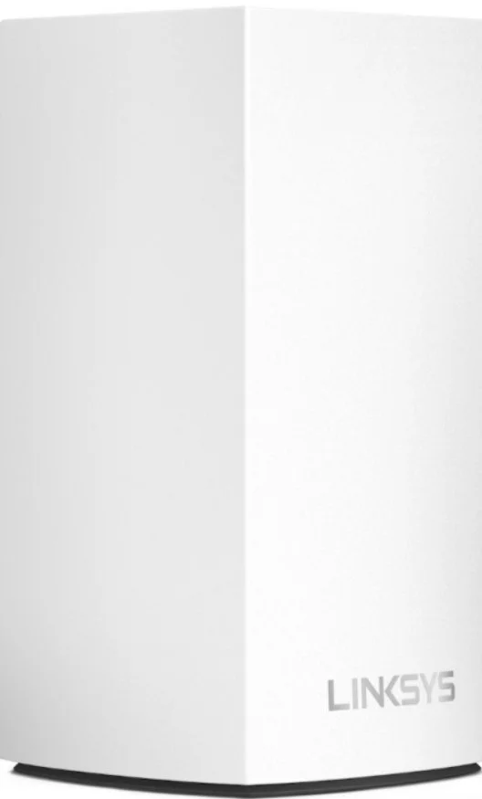 سیستم وای فای مش لینکسیس Velop VLP0102: AC2400، روتر/اکستندر، دو بانده 2.4 گیگاهرتز/5 گیگاهرتز، پوشش 270 متر مربع، کنترل والدین، سازگار با الکسا، بسته 2 عددی - سفید