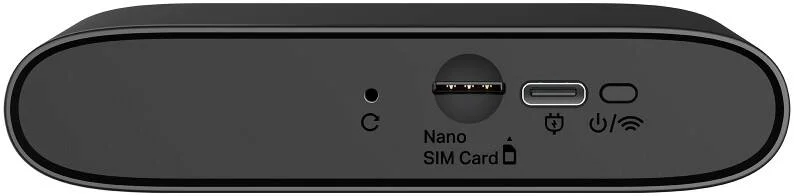 وای فای همراه 4G LTE مرکوسیس MT110، هات اسپات وای فای همراه 4G LTE قابل حمل با سرعت دانلود 150 مگابیت بر ثانیه، قابلیت اتصال 10 دستگاه، باتری 2200 میلی آمپر ساعتی، درگاه سیم کارت و مدیریت برنامه، مشکی | MT110