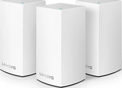 سیستم وای فای مش خانگی Linksys WHW0103 Velop AC3900 روتر/اکستندر وای فای 3 عددی سفید | WHW0103-ME