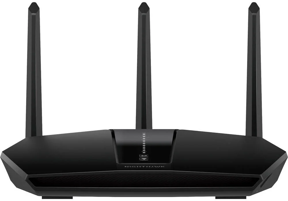 روتر وای فای 6 دو بانده نت گیر مدل AX2400 Nighthawk با 5 جریان، 2.4 گیگاهرتز (تا 574 مگابیت بر ثانیه) و 5 گیگاهرتز (تا 1800 مگابیت بر ثانیه)، توان عملیاتی تا 2374 مگابیت بر ثانیه، 3 آنتن خارجی، مشکی | RAX30 روتر وای فای 6 دو بانده نت گیر مدل AX2400 Nighthawk با 5 جریان، 2.4 گیگاهرتز (تا 574 مگابیت بر ثانیه) و 5 گیگاهرتز (تا 1800 مگابیت بر ثانیه)، توان عملیاتی تا 2374 مگابیت بر ثانیه، 3 آنتن خارجی، مشکی | RAX30