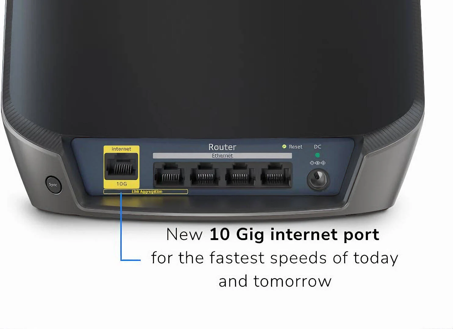 سیستم مش وای فای 6 سه باندی Netgear Orbi 860 Series، سرعت بی سیم 6 گیگابیت بر ثانیه، پوشش وای فای 5400 فوت مربع، پشتیبانی از 100 دستگاه همزمان، پورت 10 گیگ، 2 عددی، مشکی | RBK862SB-100APS سیستم مش وای فای 6 سه باندی Netgear Orbi 860 Series، سرعت بی سیم 6 گیگابیت بر ثانیه، پوشش وای فای 5400 فوت مربع، پشتیبانی از 100 دستگاه همزمان، پورت 10 گیگ، 2 عددی، مشکی | RBK862SB-100APS