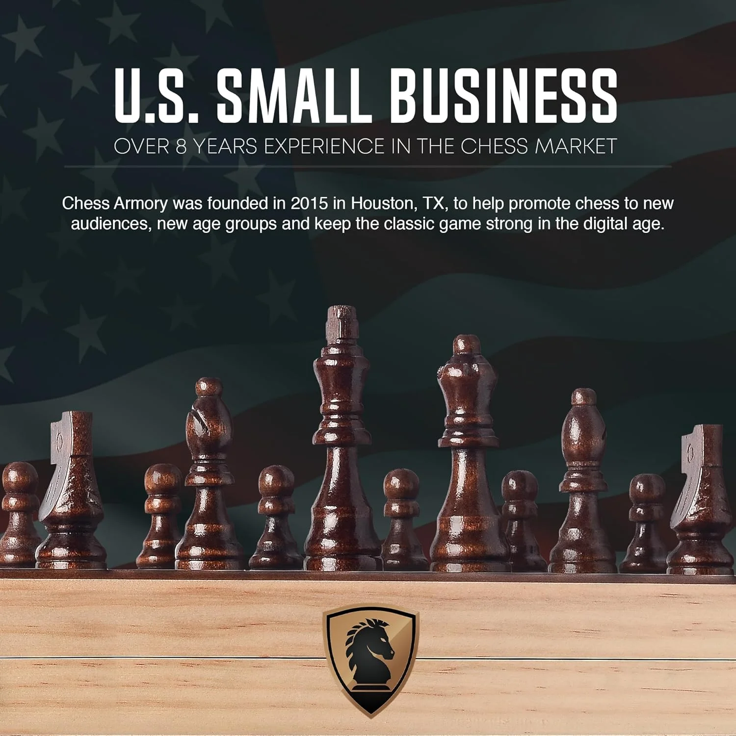 صفحه شطرنج چوبی ۱۵ اینچی با مهره های مغناطیسی و مهره های اضافی وزیر