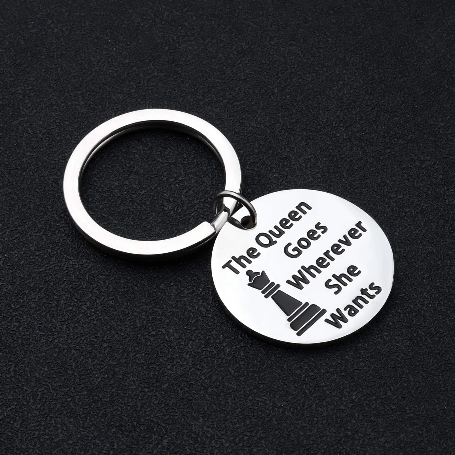 جاکلیدی شطرنج هدیه برای بازیکن شطرنج هدیه برای دوستداران شطرنج ملکه هر جا که بخواهد می رود جاکلیدی