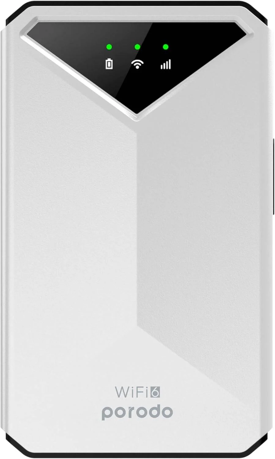 مودم روتر قابل حمل MiFi 3G/4G CAT4 V2 پرودو بدون نمایشگر، سرعت دانلود FDD LTE Cat4 150 مگابیت بر ثانیه / TDD LTE Cat4 130 مگابیت بر ثانیه، سرعت آپلود FDD LTE 50 مگابیت بر ثانیه / TDD LTE 35 مگابیت بر ثانیه، سفید