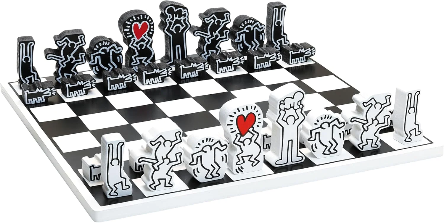 بازی شطرنج ویلاک کیت هرینگ 9221 - ست شطرنج کیت هرینگ - بازی شطرنج - 2 بازیکن - 12 سال به بالا
