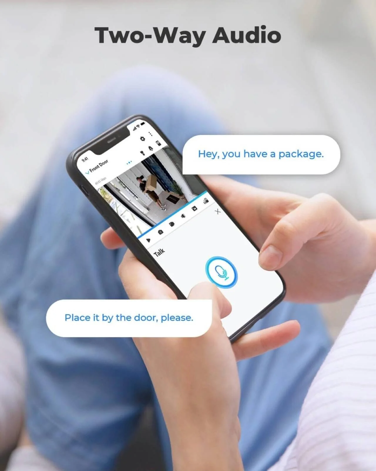 دوربین امنیتی بی‌سیم فضای باز Reolink Argus Eco، تشخیص انسان/خودرو، سازگار با الکسا، وای‌فای 2.4 گیگاهرتز با باتری، سیستم دوربین مداربسته 3 مگاپیکسلی، صدای دو طرفه، سفید | BWB2K07