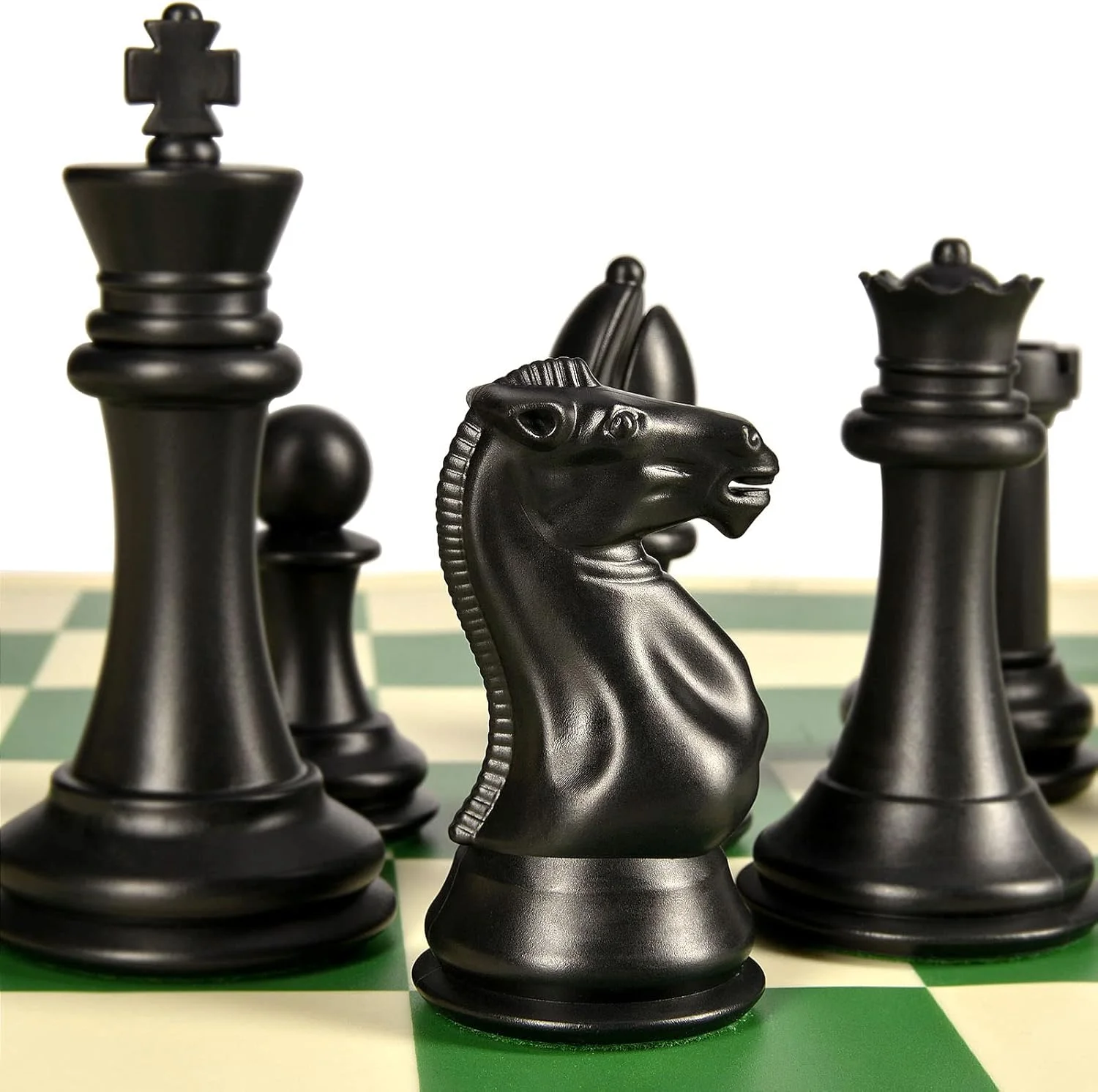 صفحه شطرنج تاشو با مهره های سنگین و دو وزیر اضافی، مناسب مسابقات و سفر - سایز 4 اینچ