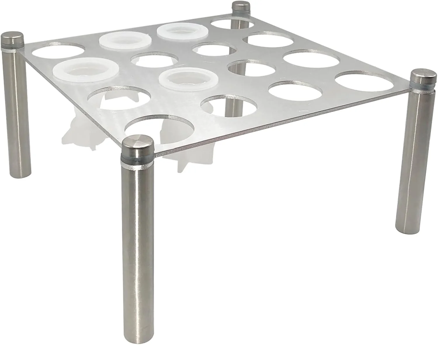 نگهدارنده فلزی برای قالب های شطرنج، نگهدارنده مهره شطرنج برای قالب های سیلیکونی DIY، لوازم جانبی قالب های سیلیکونی برای کیت بازی DIY، قوی و بادوام، مقاومت در برابر درجه حرارت بالا (شامل قالب نمی شود)