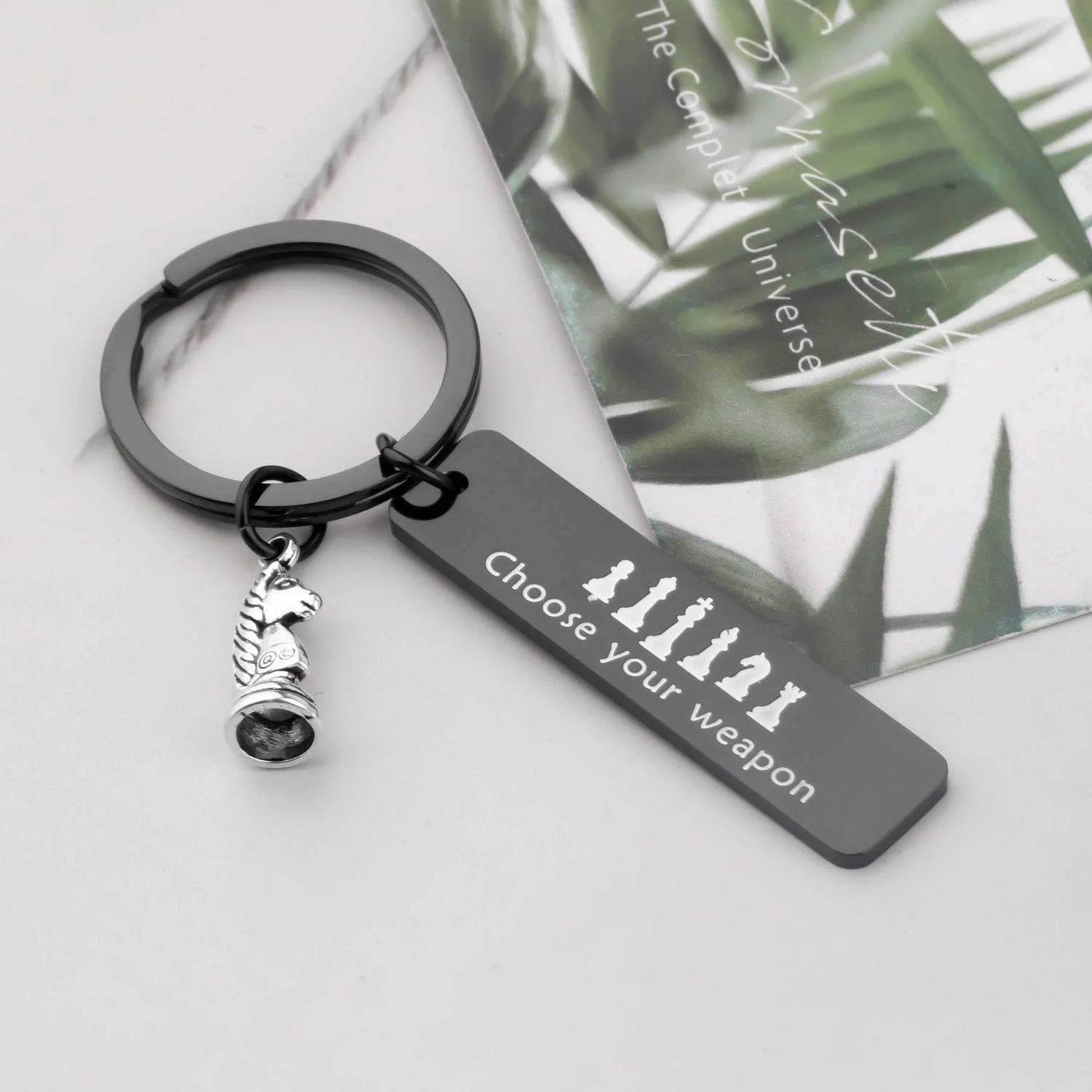 جاکلیدی هدیه برای دوستداران شطرنج، هدیه علمی، جاکلیدی "سلاح خود را انتخاب کنید"، هدیه خنده دار برای بازیکنان شطرنج