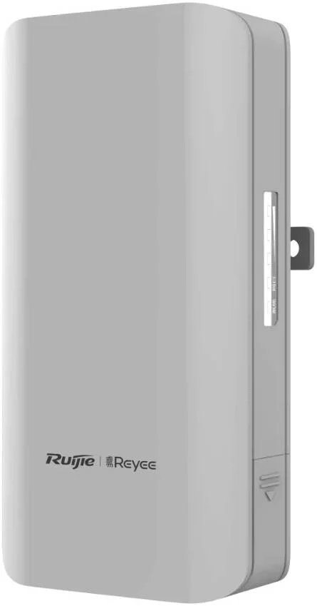 روترهای RUIJIE RG-EST310 V2، پل بی‌سیم 5 گیگاهرتز دو جریانی 802.11ac 1KM مناسب برای آسانسور، محوطه دانشگاه، ساختمان، مقاوم در برابر آب و هوا IP54، خاکستری | RG-EST310 V2