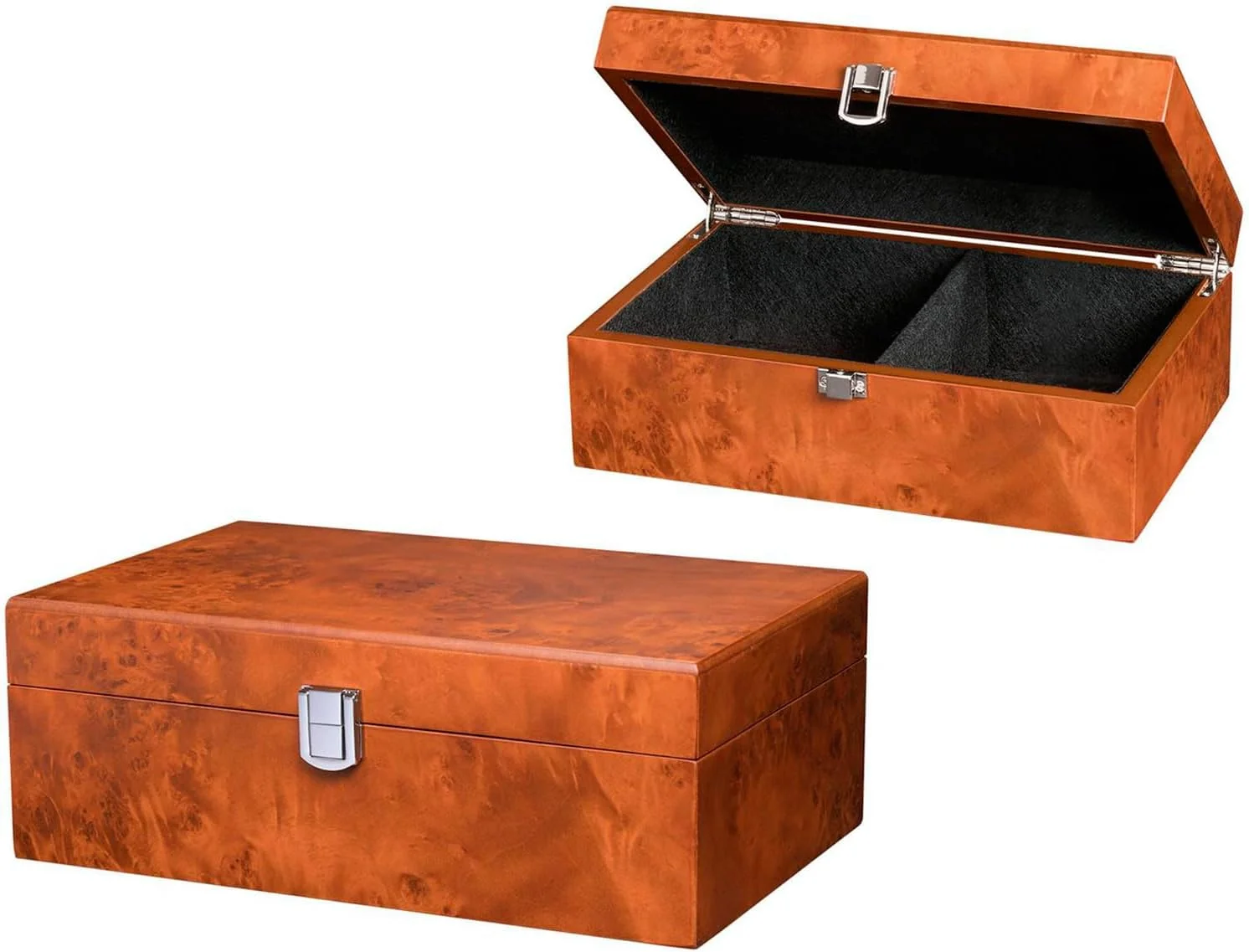 جعبه چوبی فیلوس برای نگهداری مهره های شطرنج، ابعاد 240x155x85 میلی متر