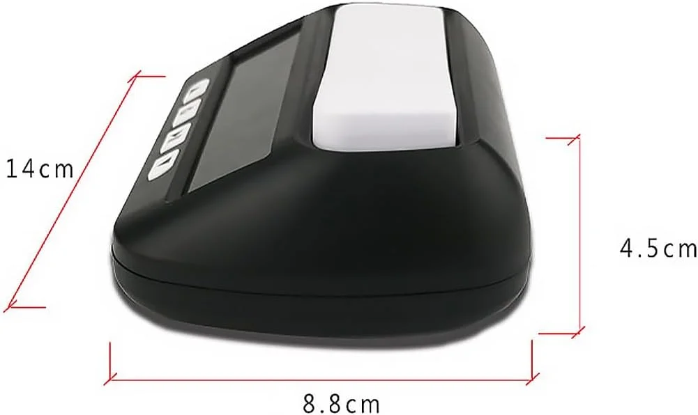 تایمر چند منظوره مشکی برای شطرنج، گو و تخته نرد