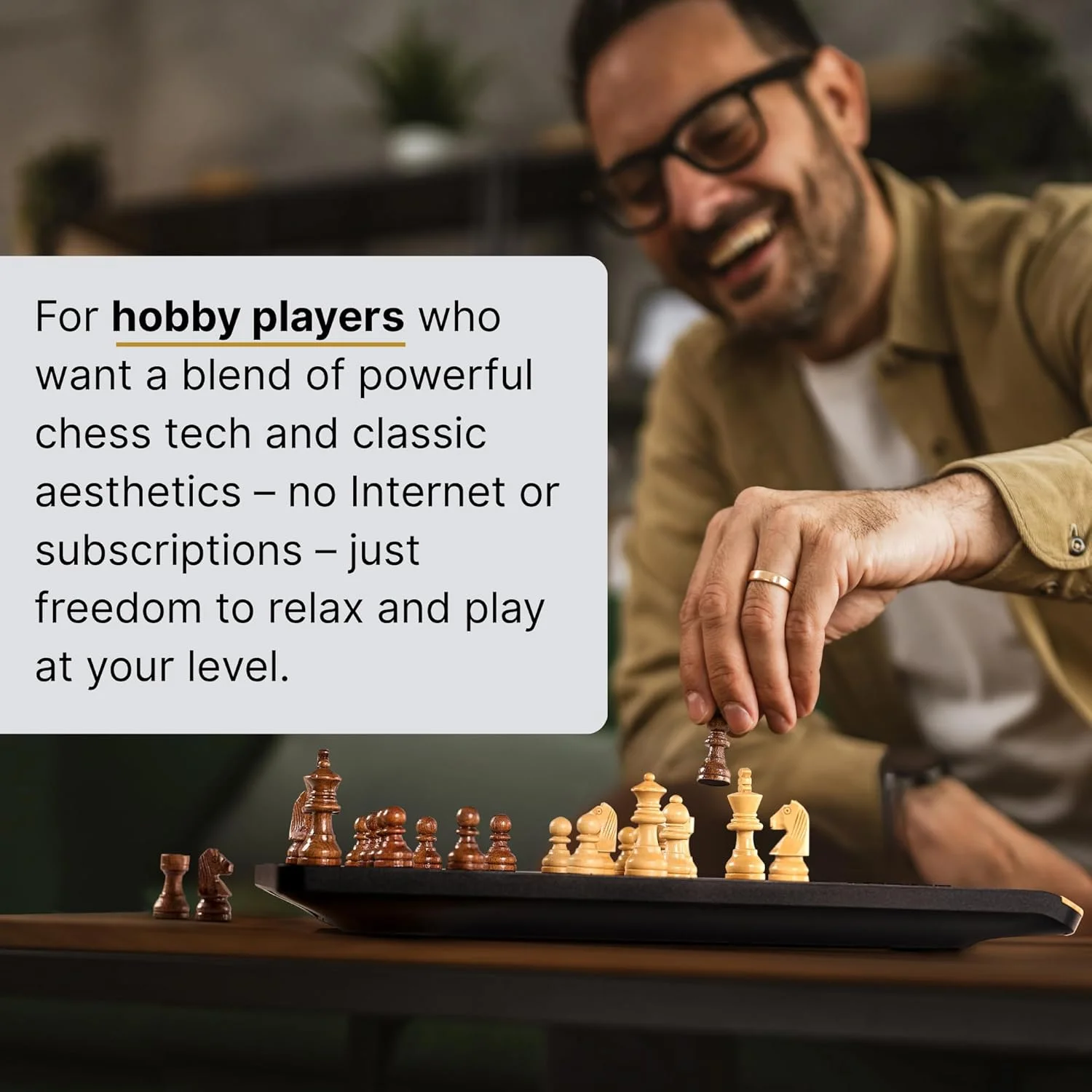 کامپیوتر شطرنج Millennium ChessGenius Pro نسخه چوبی: دوست شطرنجی شیک برای بازیکنان آماتور