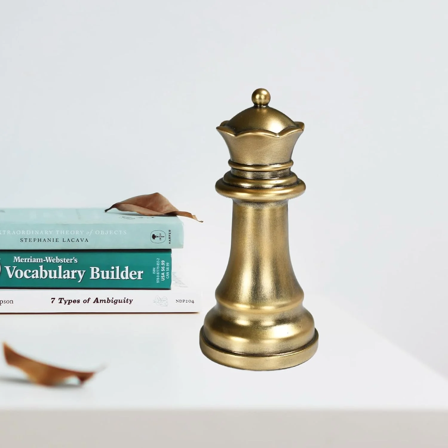 مجسمه مهره شطرنج ملکه، دکوری شطرنج رزینی برای قفسه کتاب، دفتر کار، اتاق نشیمن، حمام، اتاق خواب، روی میز، دکوراسیون منزل، مجسمه شطرنج ملکه