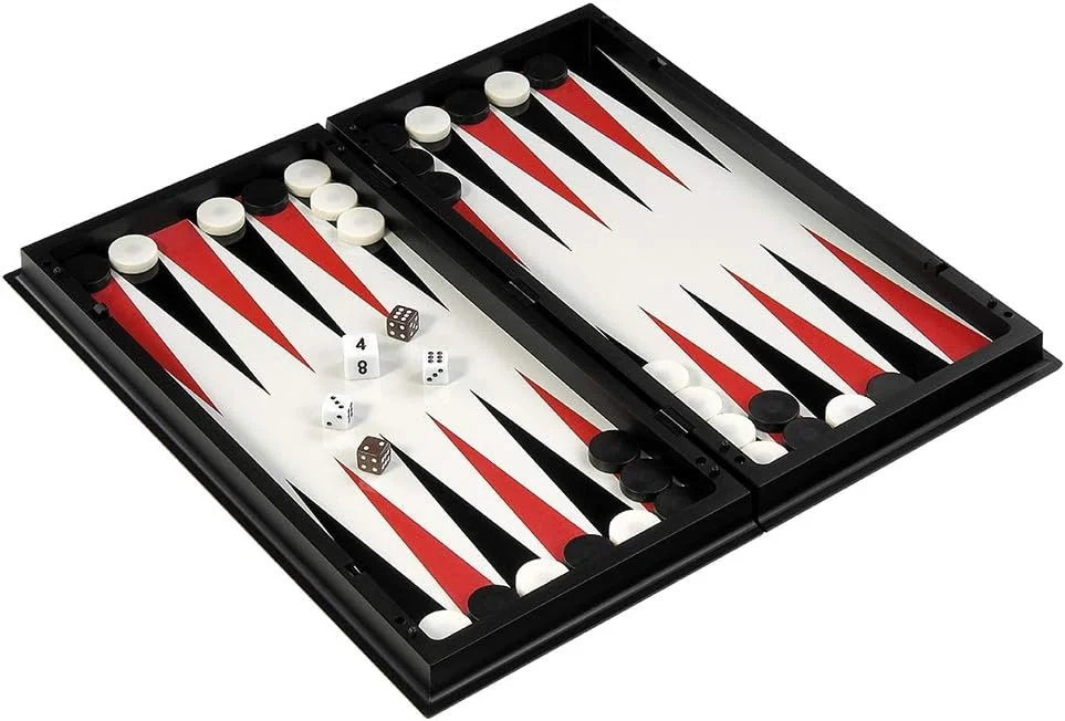 مجموعه بازی شطرنج 3 در 1، تخته شطرنج تاشو مغناطیسی، اسباب بازی آموزشی، هدیه برای کودکان و بزرگسالان (25 x 25 سانتی متر)