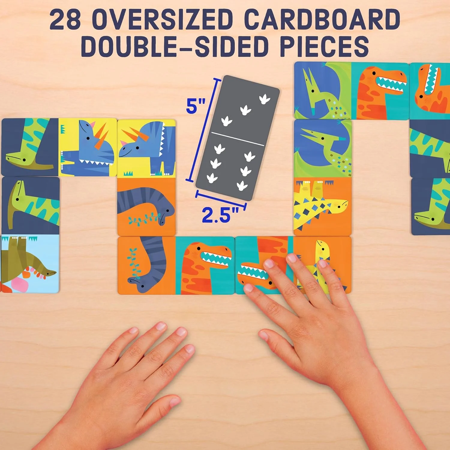 دومینوهای دایناسور MudPuppy