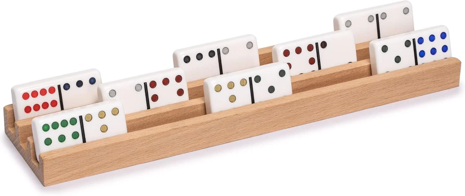 پایه‌های چوبی دومینو Yellow Mountain Imports (مجموعه 4 عددی) - Pre